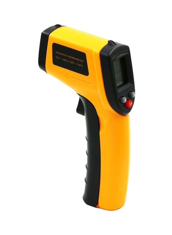 Generic Digital Infrared Thermometer Yellow/Black 140x65x39mm  - Image 1