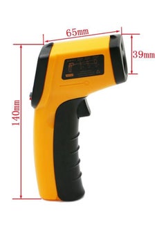 Generic Digital Infrared Thermometer Yellow/Black 140x65x39mm  - Image 3
