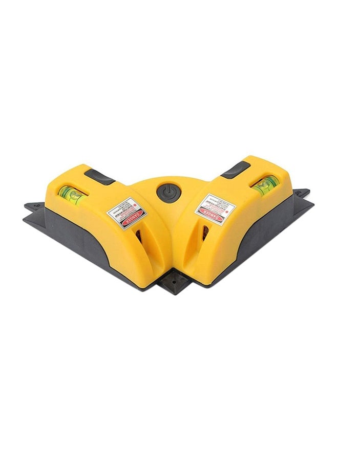 Generic Square Laser Level Yellow/Black 200x100x52mm  - Image 1