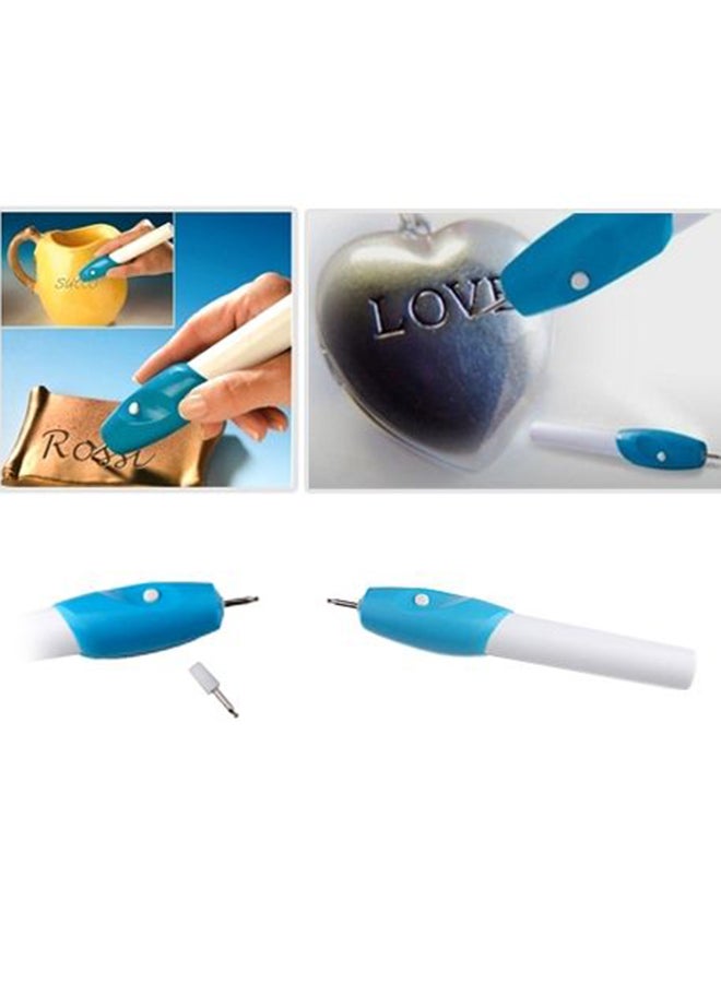 EZ Electric Carving Pen Blue/White  - Image 3
