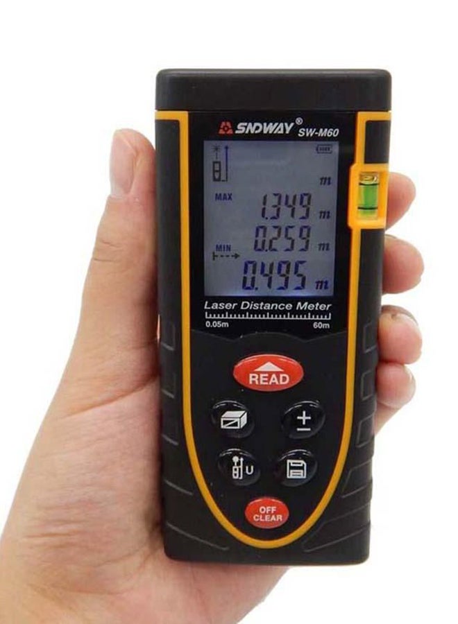 إس إن دي واي محدد نطاق رقمي بالليزر طراز SW-M60 أسود /برتقالي. 118x54x28مم  - Image 3