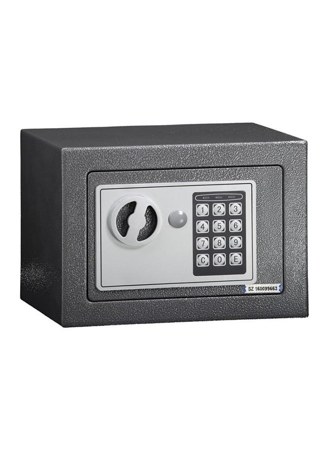 Generic Electronic Safety Locker Black/Silver 23x17x17cm 