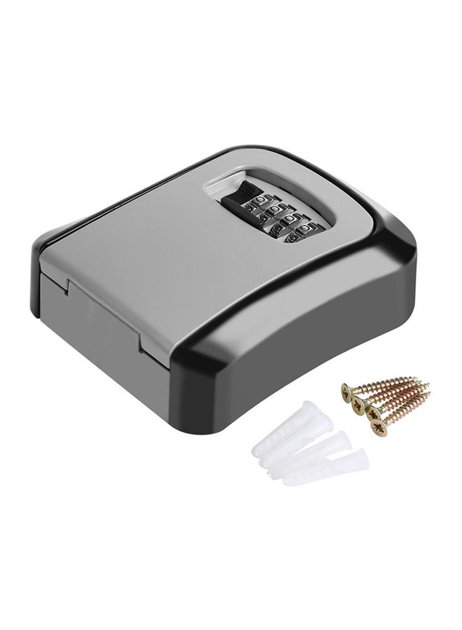 خزنة تثبت على الحائط رمادي/أسود/فضي 11.5x9.5x3.9Ø³Ù†ØªÙŠÙ…ØªØ± - Image 5