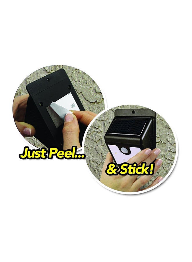 إيفربايت مصباح LED يعمل بالطاقة الشمسية مزود بجهاز استشعار للحركة أسود / أبيض / أزرق 10.6x8.6x4سم - Image 2