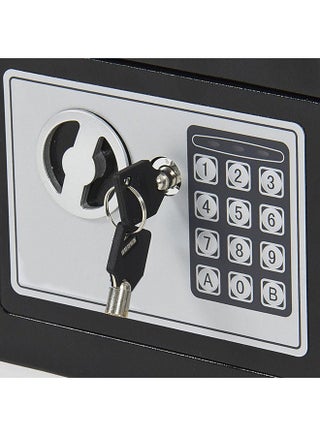 Digital Electronic Safe Black/Silver 22x17x17cm - view 5