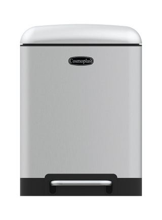 6-Liter Lumina Steel Waste Bin With Pedal Grey - v1544076895/N19201848A_1