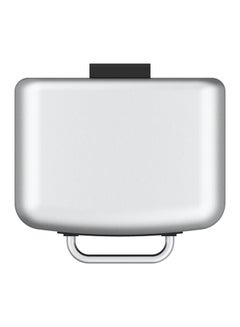 Cosmoplast 6-Liter Lumina Steel Waste Bin With Pedal Grey  - Image 3
