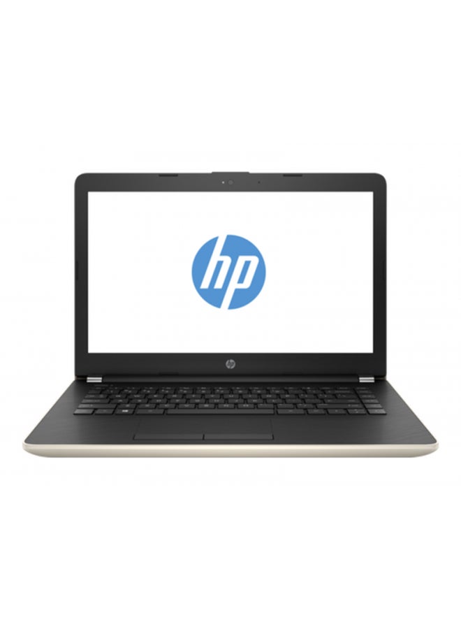 HP - 14-CF0005ne Laptop With 14-Inch Display, Intel Core i5 Processor/1TB HDD/8GB RAM/2GB VGA/English Arabic Keyboard Pale Gold - Image 1