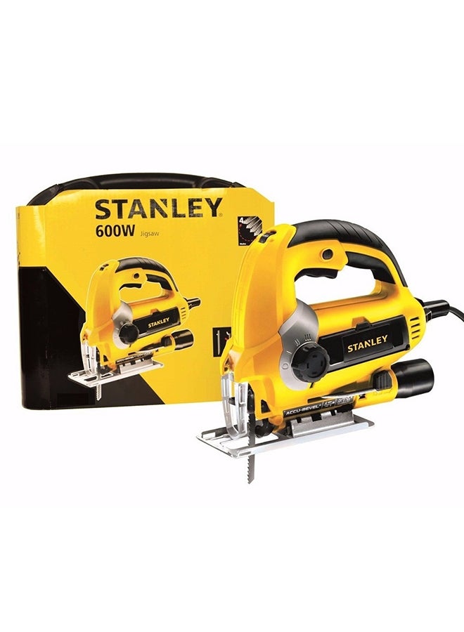 Stanley Electric Jigsaw With Kitbox Yellow/Black/Silver 290x215mm  - Image 1