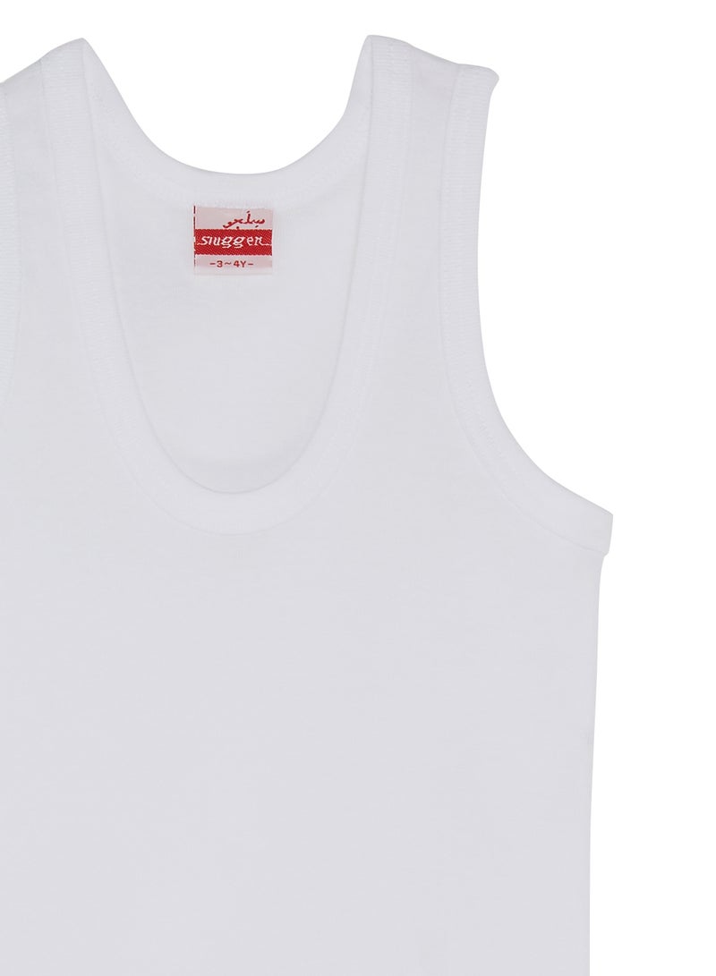 SLUGGER Cotton Vest And Boxer Underwear Set White  - Image 2