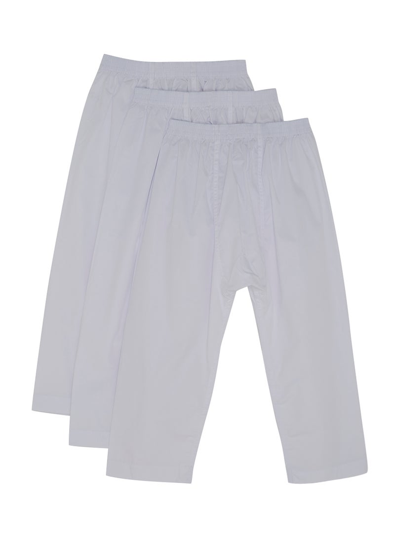 3-Piece Long Sarwal Pants White - v1544084999/N19160685A_2