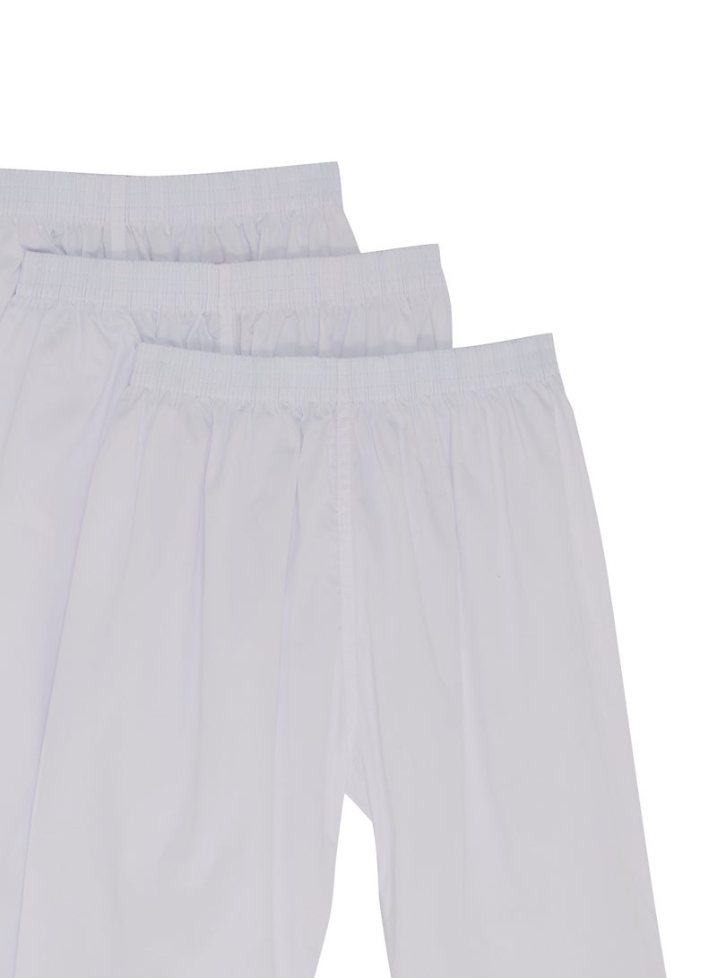 3-Piece Long Sarwal Pants White - v1544085000/N19160685A_3