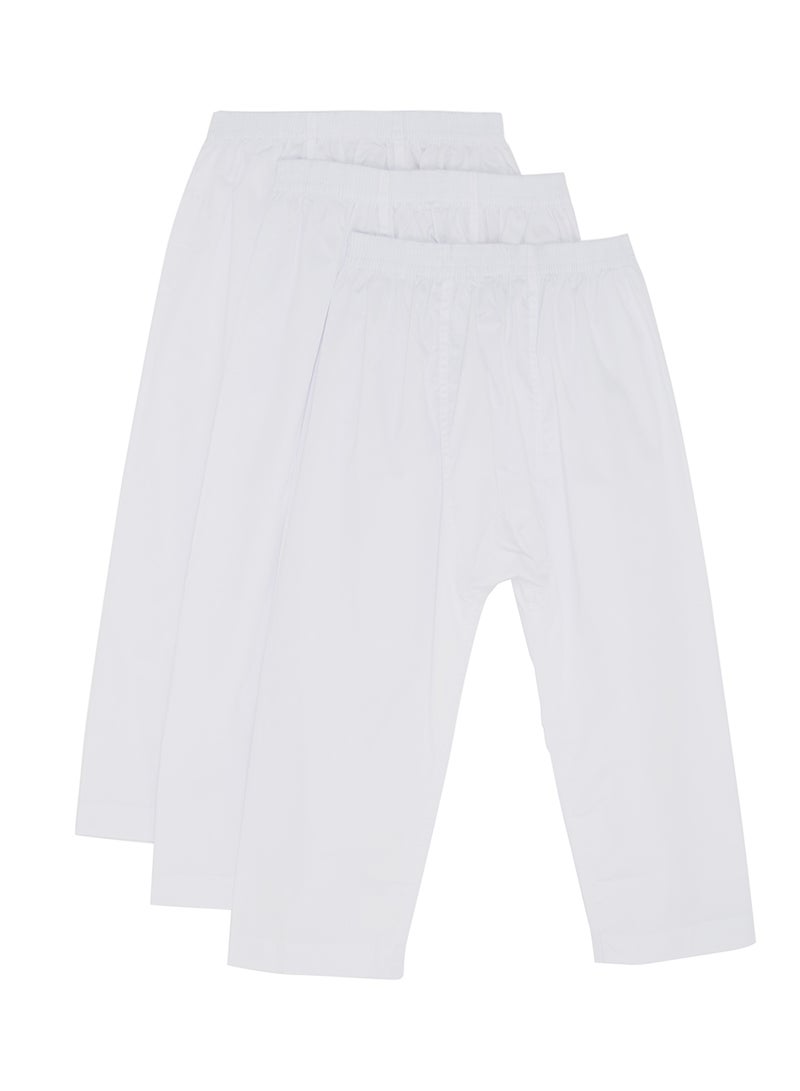 3-Piece Long Sarwal Pants White - v1544085003/N19161019A_2