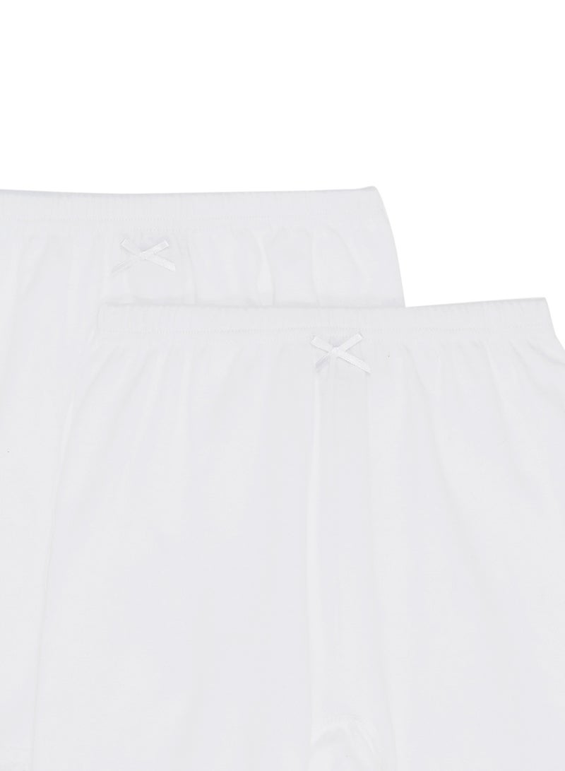 SLUGGER 2-Piece cotton Half Pants White  - Image 3