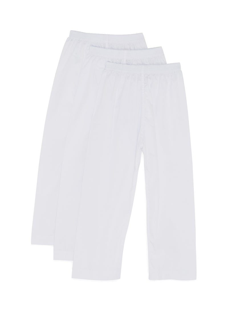 3-Piece Long Sarwal Pants White - v1544085006/N19161105A_2