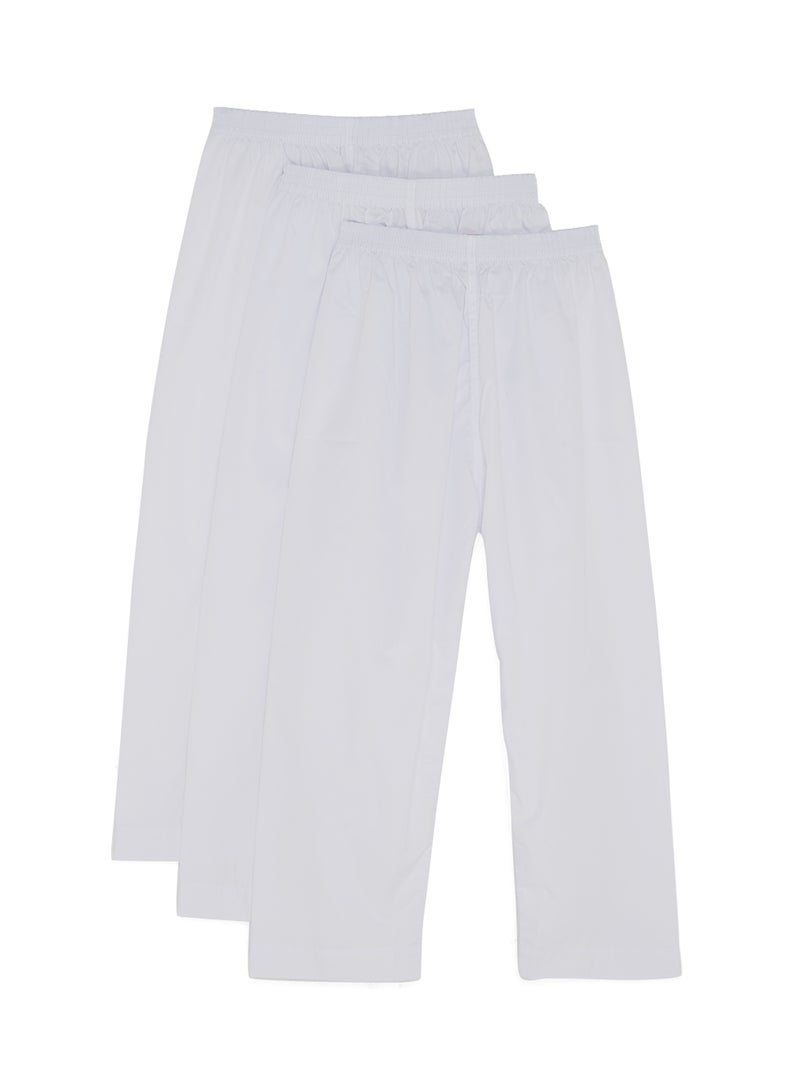 3-Piece Long Sarwal Pants White - v1544085010/N19161105A_1