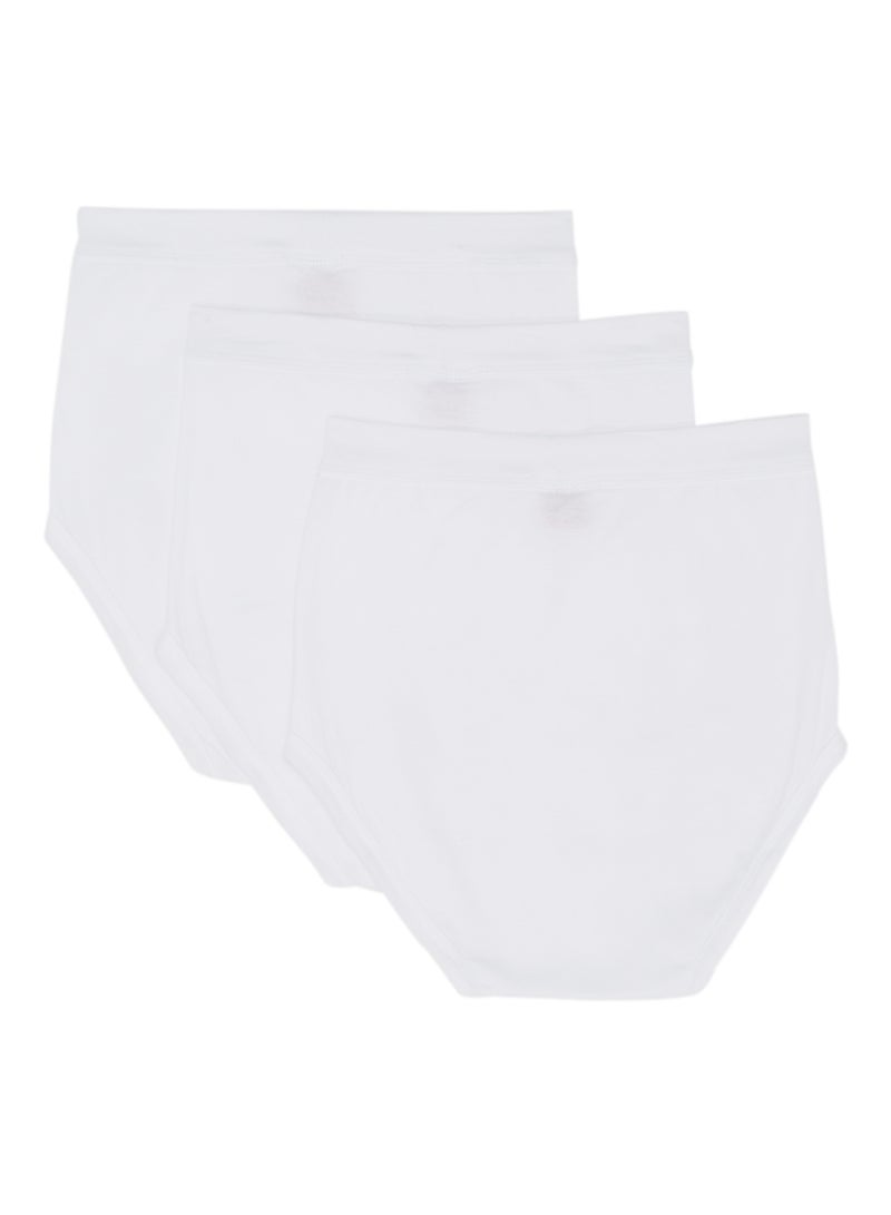 SLUGGER 3-Piece Cotton Briefs White  - Image 2