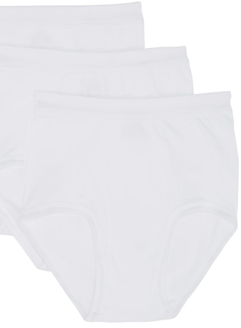 SLUGGER 3-Piece Cotton Briefs White  - Image 3