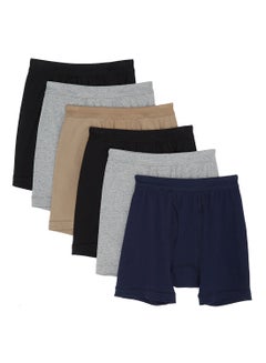 6-Piece Cotton Boxers Assorted