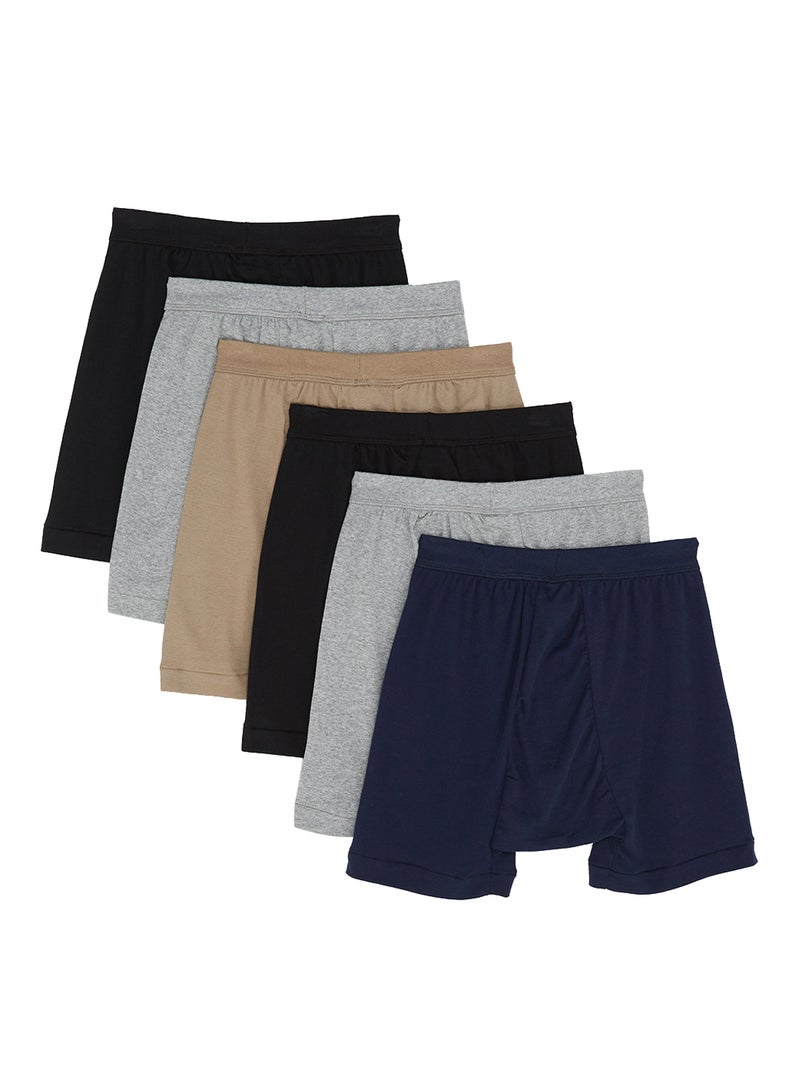 6-Piece Cotton Boxers Assorted - v1544085020/N19161262A_2