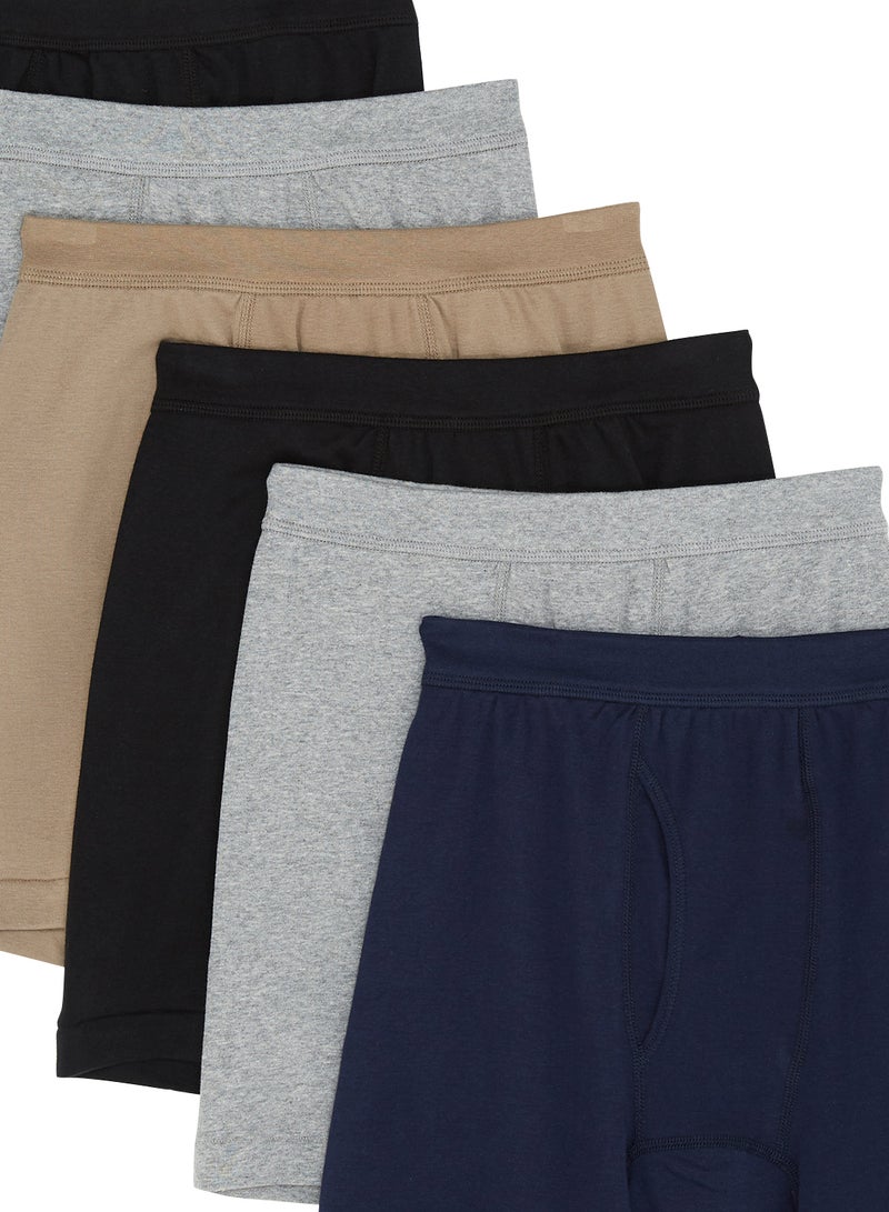 6-Piece Cotton Boxers Assorted - v1544085020/N19161262A_3