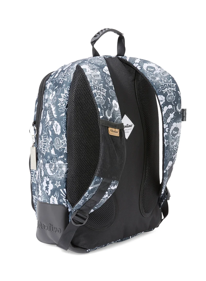 Alentino Goma-A Comic Pink Backpacks