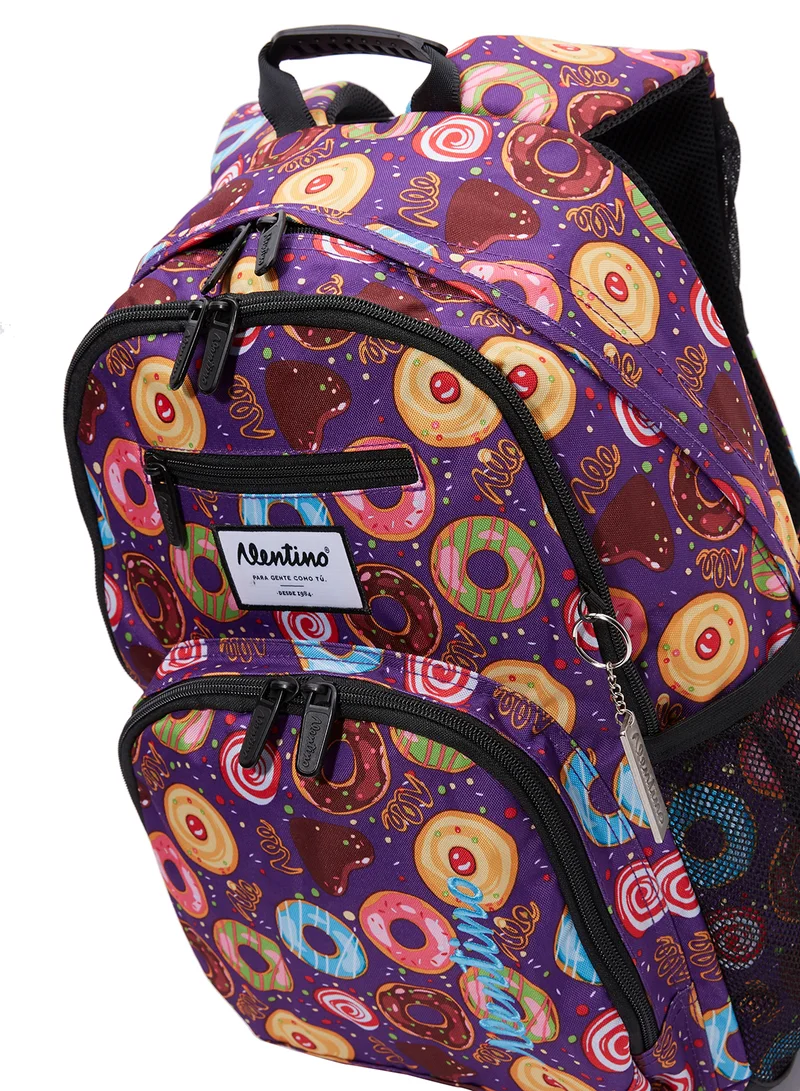 Alentino Goma-B Candy Multicolour Backpacks Purple/Blue/Yellow