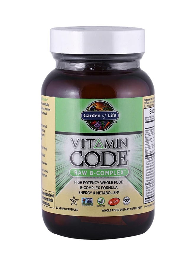 جاردن أوف لايف ب-كومبلكس روو فيتامين كود - 60 كبسولة - Image 2