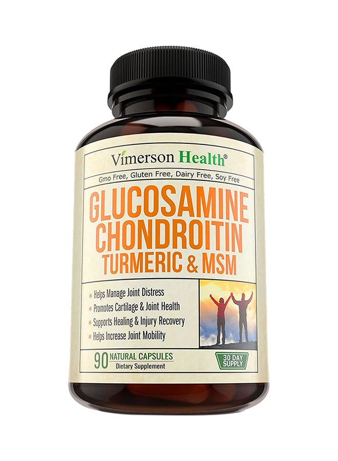 Vimerson Health Glucosamine Chondroitin Turmeric And MSM - 90 Capsules 