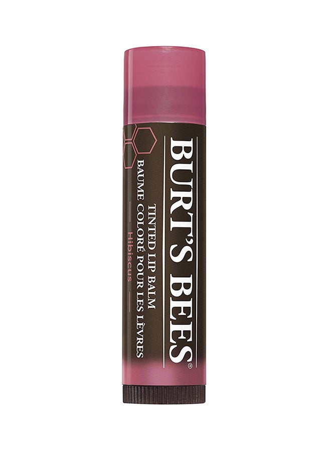 Burt's Bees Hibiscus Tinted Lip Balm Red - Image 2