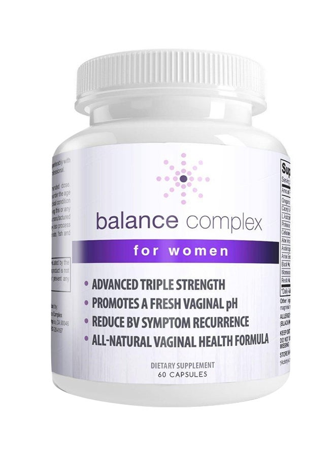 Balance Complex - Vaginal Health Dietary Supplement - 60 Capsules - Image 1