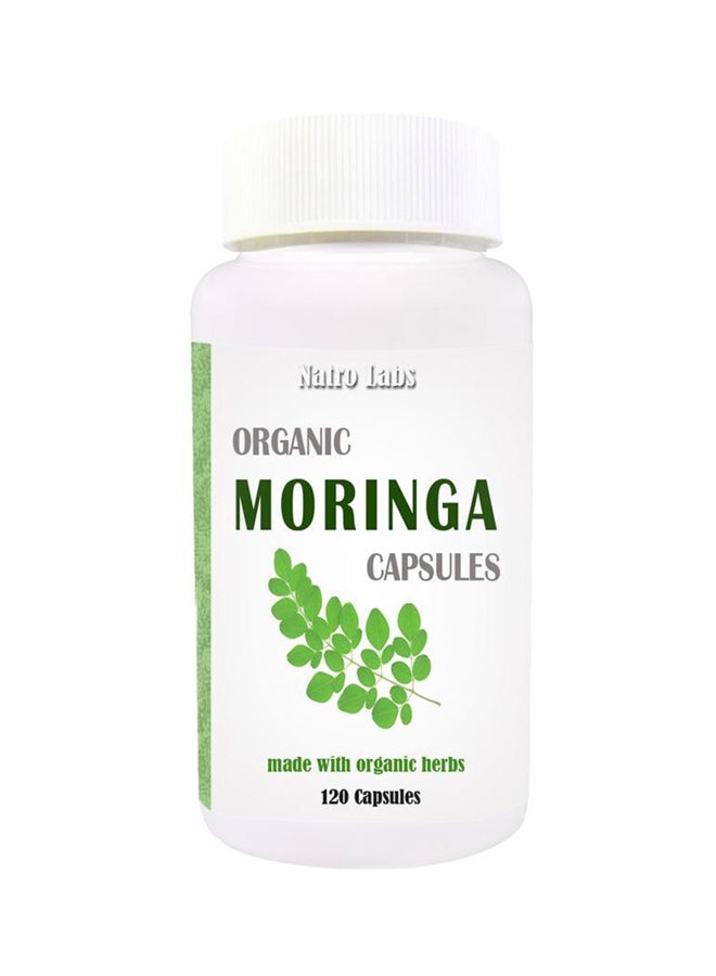Organic Moringa Vegetarian - 120 Capsules