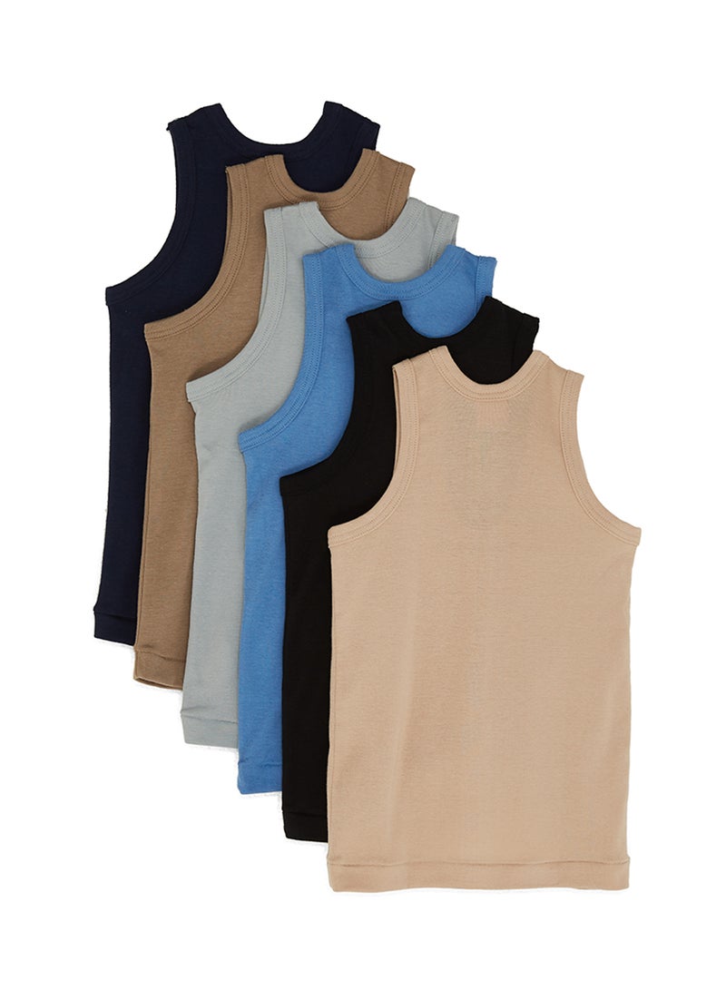 SLUGGER - 6-Piece Cotton Vest Assorted - Image 1