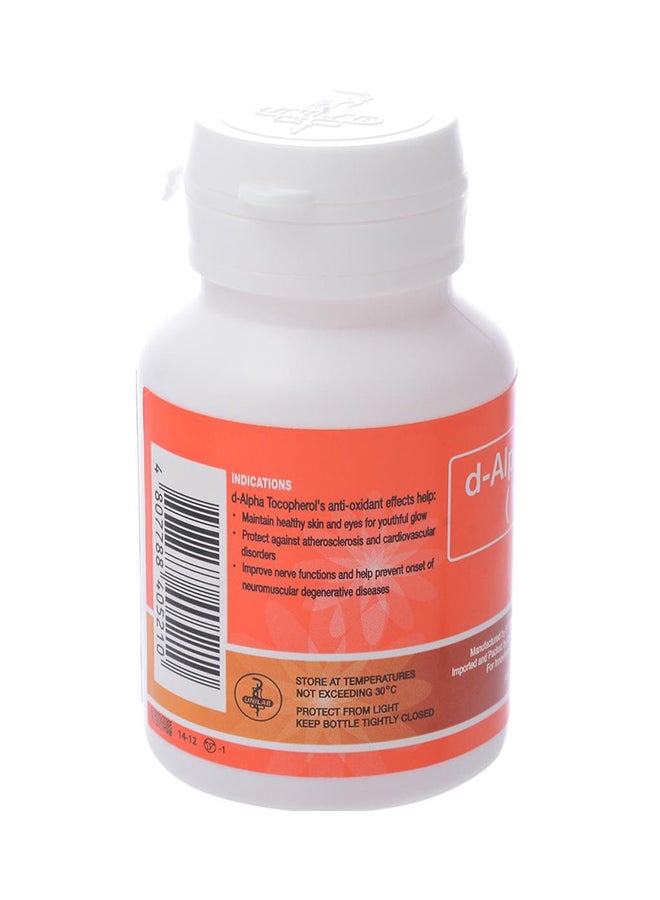 Myra Vitamin E D-Alpha Tocopherols Antioxidants - 30 Capsules - Image 2