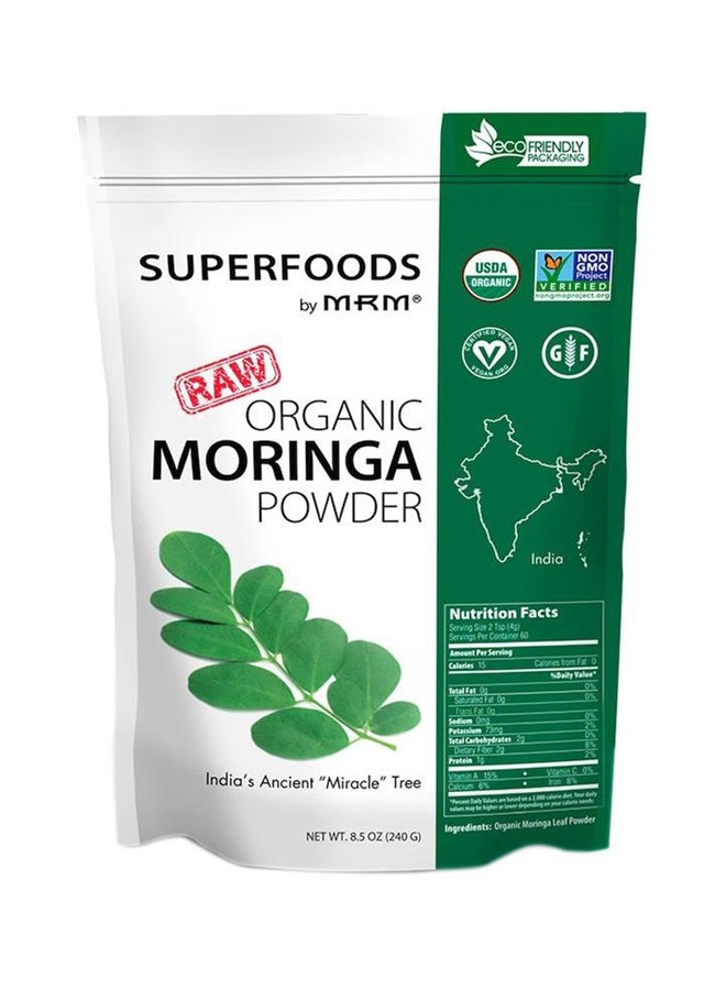 Raw Organic Moringa Leaf Powder Dietary Supplement