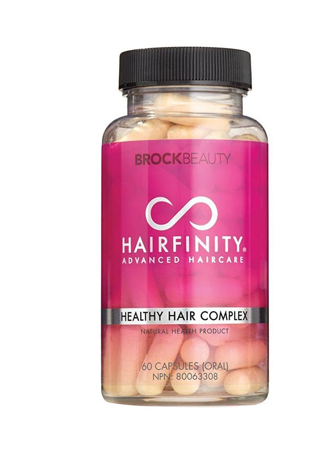 Brock Beauty - Hairfinity Healthy Hair Vitamins With Capilsana Complex - 60 Capsules - Image 1