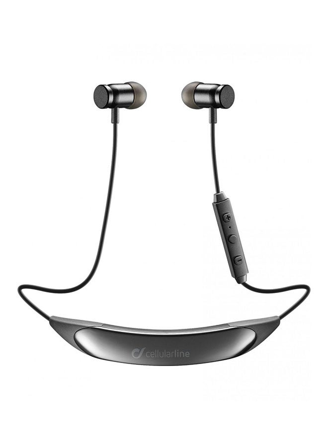Cellularline - Collar Bluetooth Neckband Earphones Black - Image 1