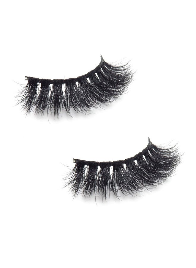Hand Made Genuine Siberian 3D False Eyelashes Black - Image 1