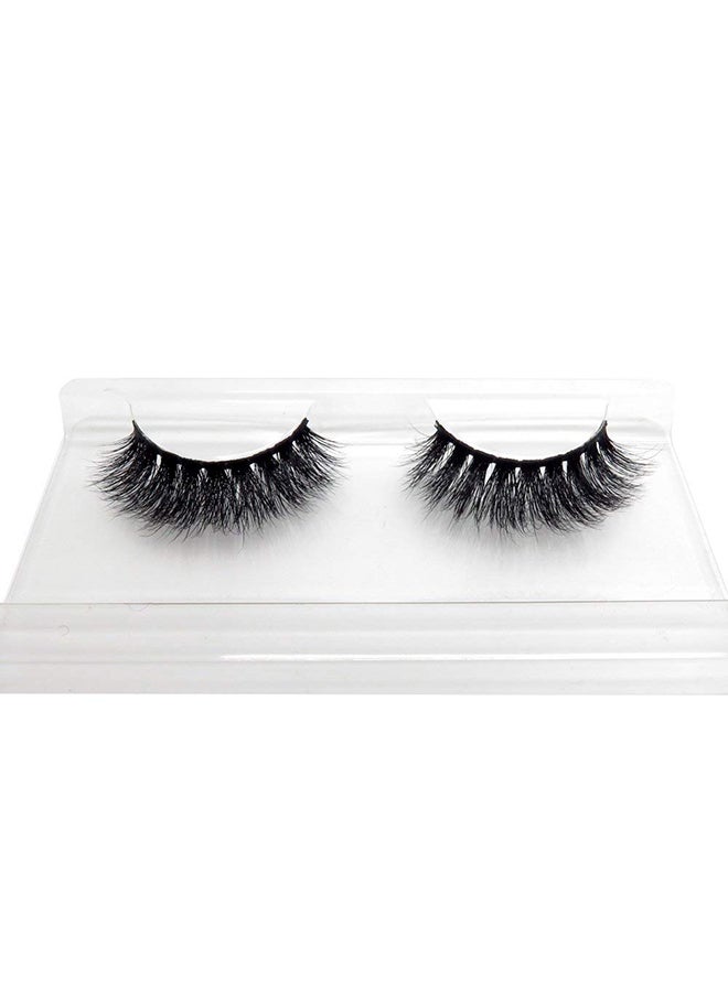 Hand Made Genuine Siberian 3D False Eyelashes Black - Image 2