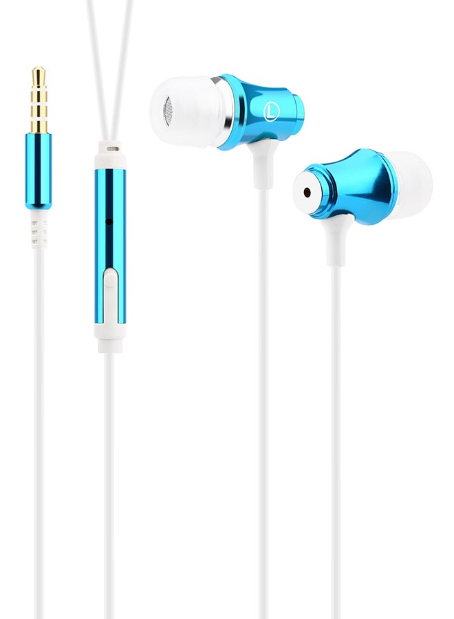 Plug Supar Bass In-Ear Headphone Blue  - Image 1