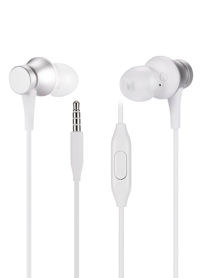 Xiaomi - Piston In-Ear With Mic Earphone Silver - Image 1