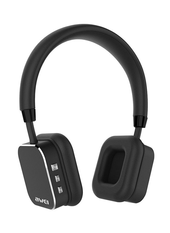 Awei Bluetooth Over-Head Stereo Music Headphones Black - Image 1