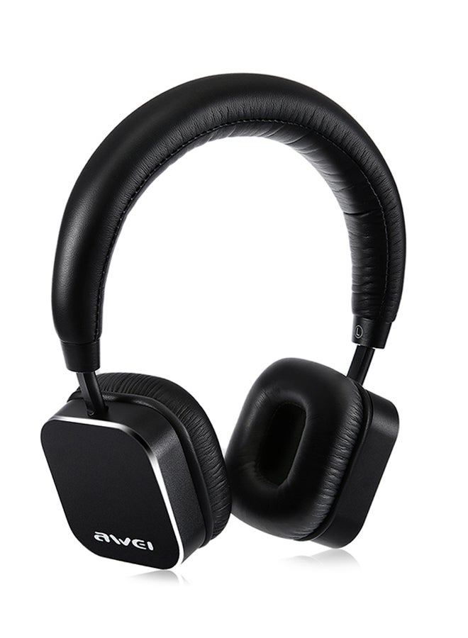 Awei Bluetooth Over-Head Stereo Music Headphones Black - Image 2