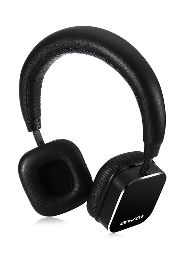 Awei Bluetooth Over-Head Stereo Music Headphones Black - Image 3