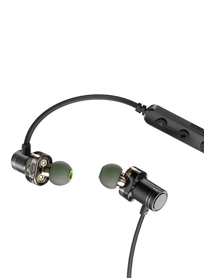 Awei Wireless Over-Neck Earbuds Black - Image 3