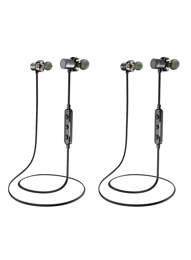 Awei Wireless Over-Neck Earbuds Black - Image 4