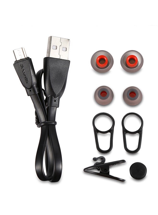 Awei Wireless Over-Neck Earphone Gold - Image 2