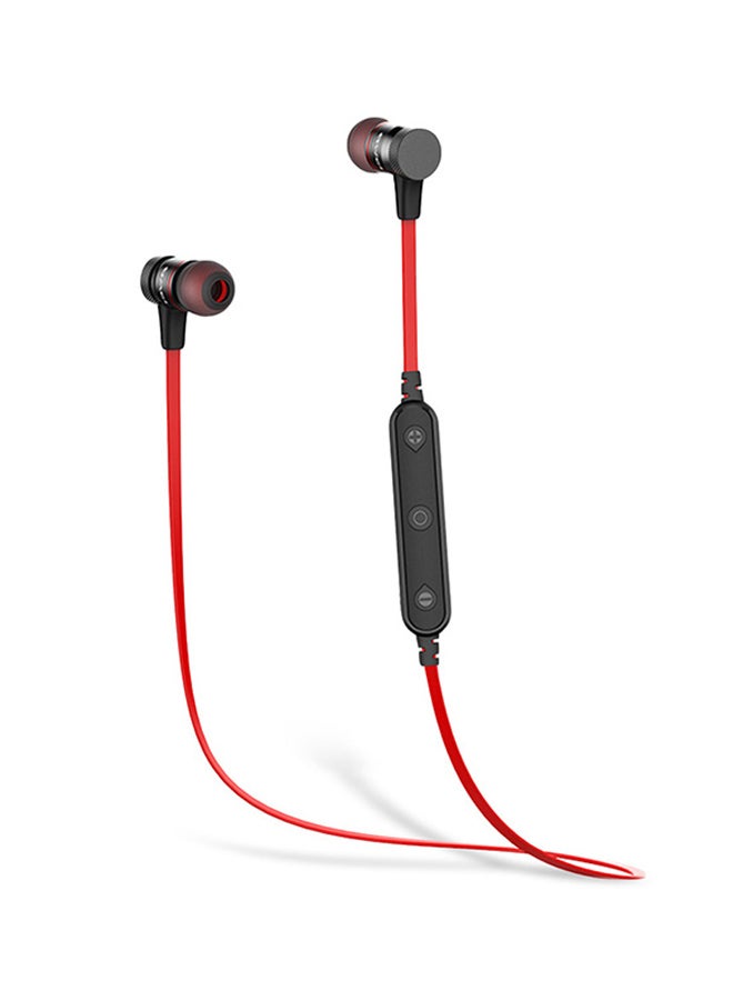Awei Wireless Over-Neck Earphone Red - Image 2