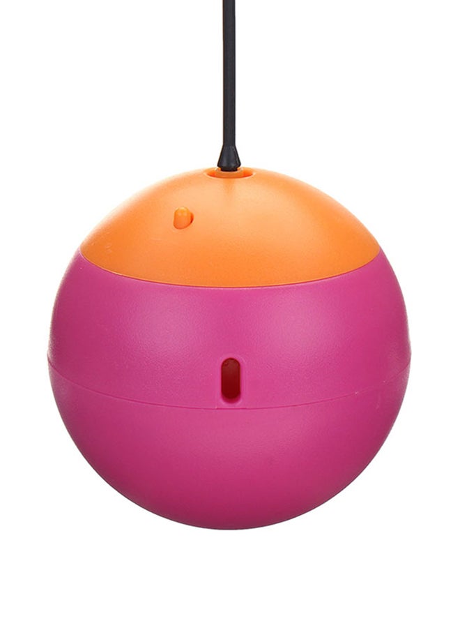 Tumbler Ball Cat Toy Pink/Orange/Yellow - Image 2