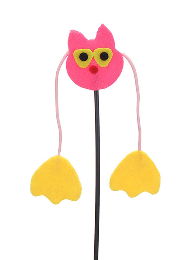 Tumbler Ball Cat Toy Pink/Orange/Yellow - Image 3